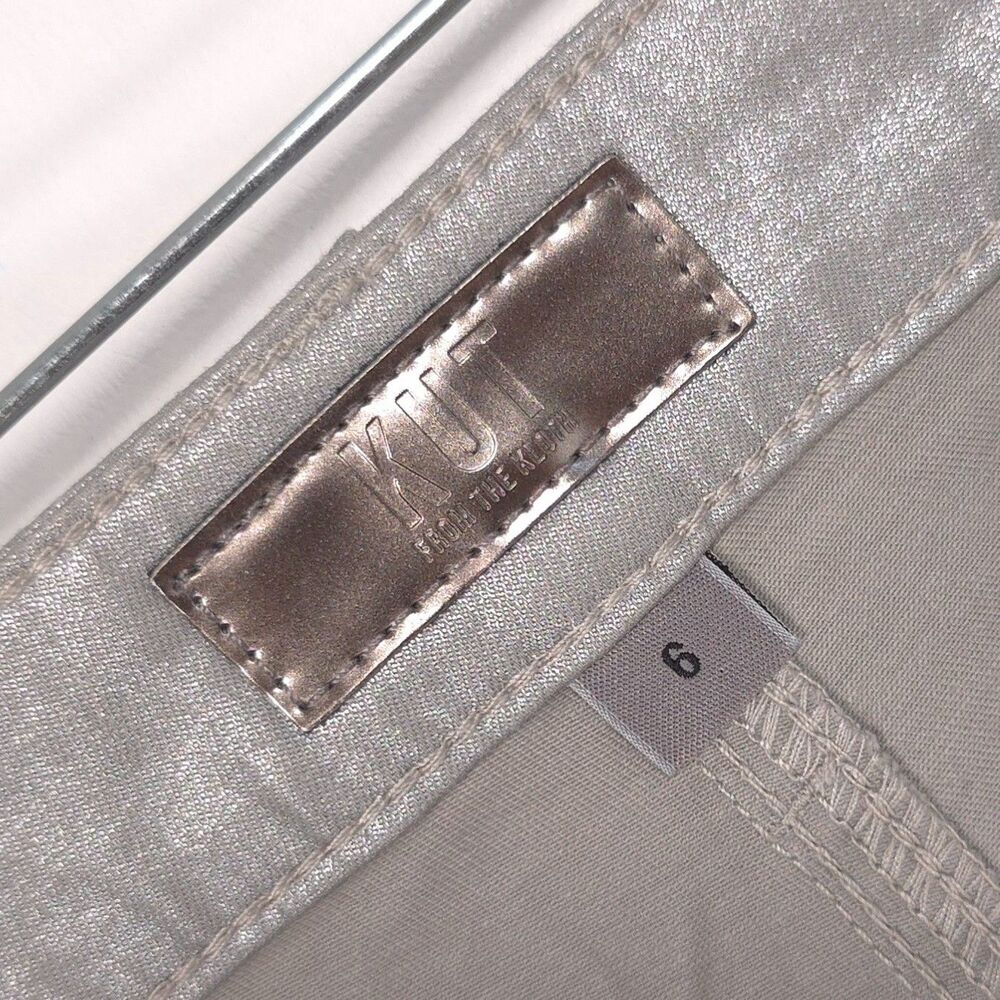 KUT FROM THE KLOTH Womens New Jeans Silver Dark 6 Miller Wide Leg KP1965MA4 - Picture 2 of 14